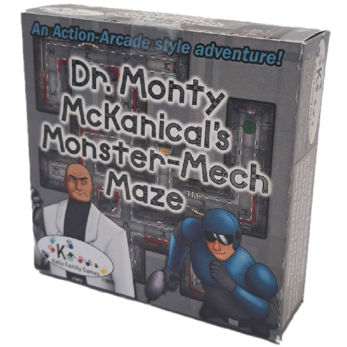 A picture of our Dr. Monty Mckanical's Monster Mech Maze game